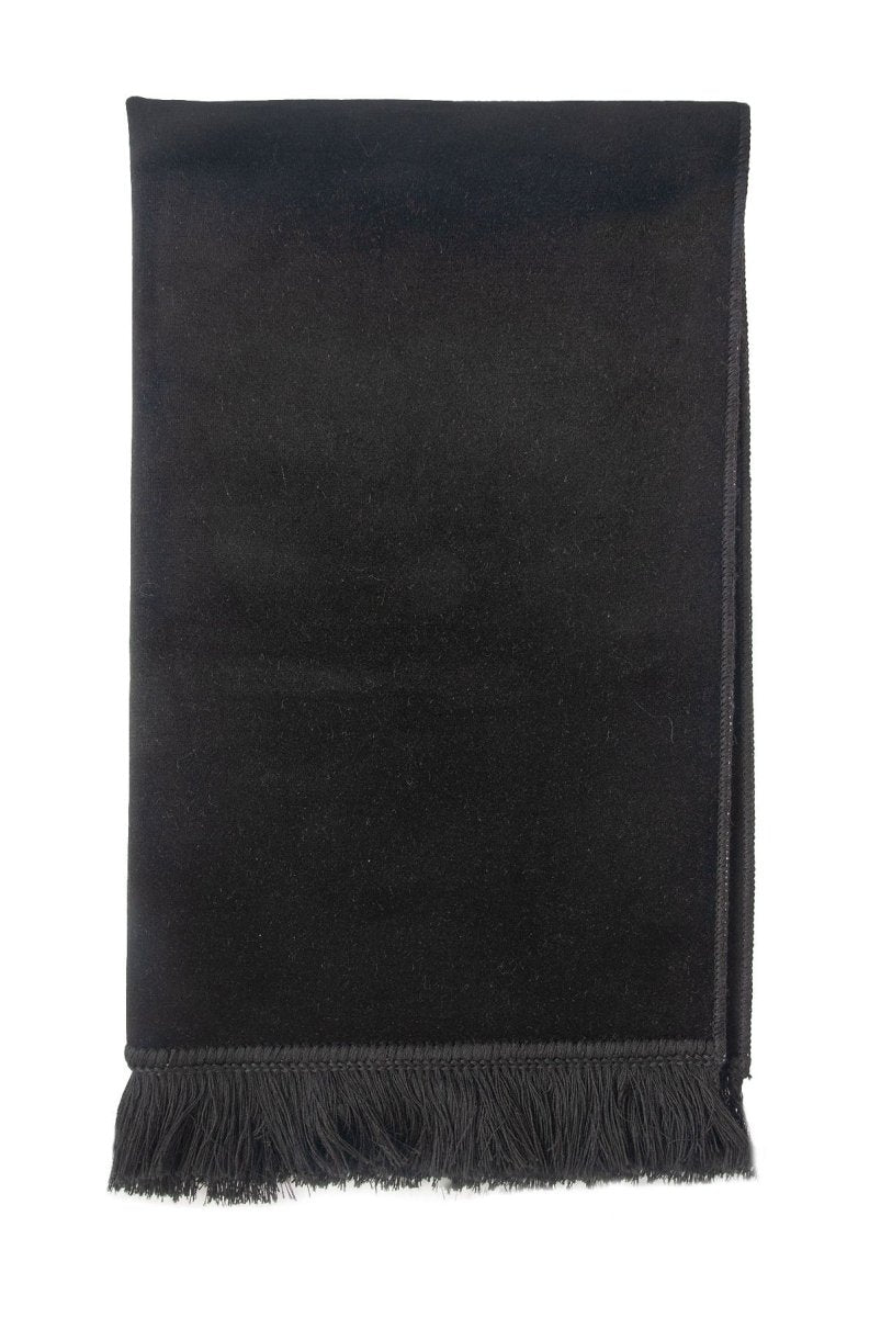 Plain Velvet Prayer Rug – Soft Minimalist Sajadah - ihvan