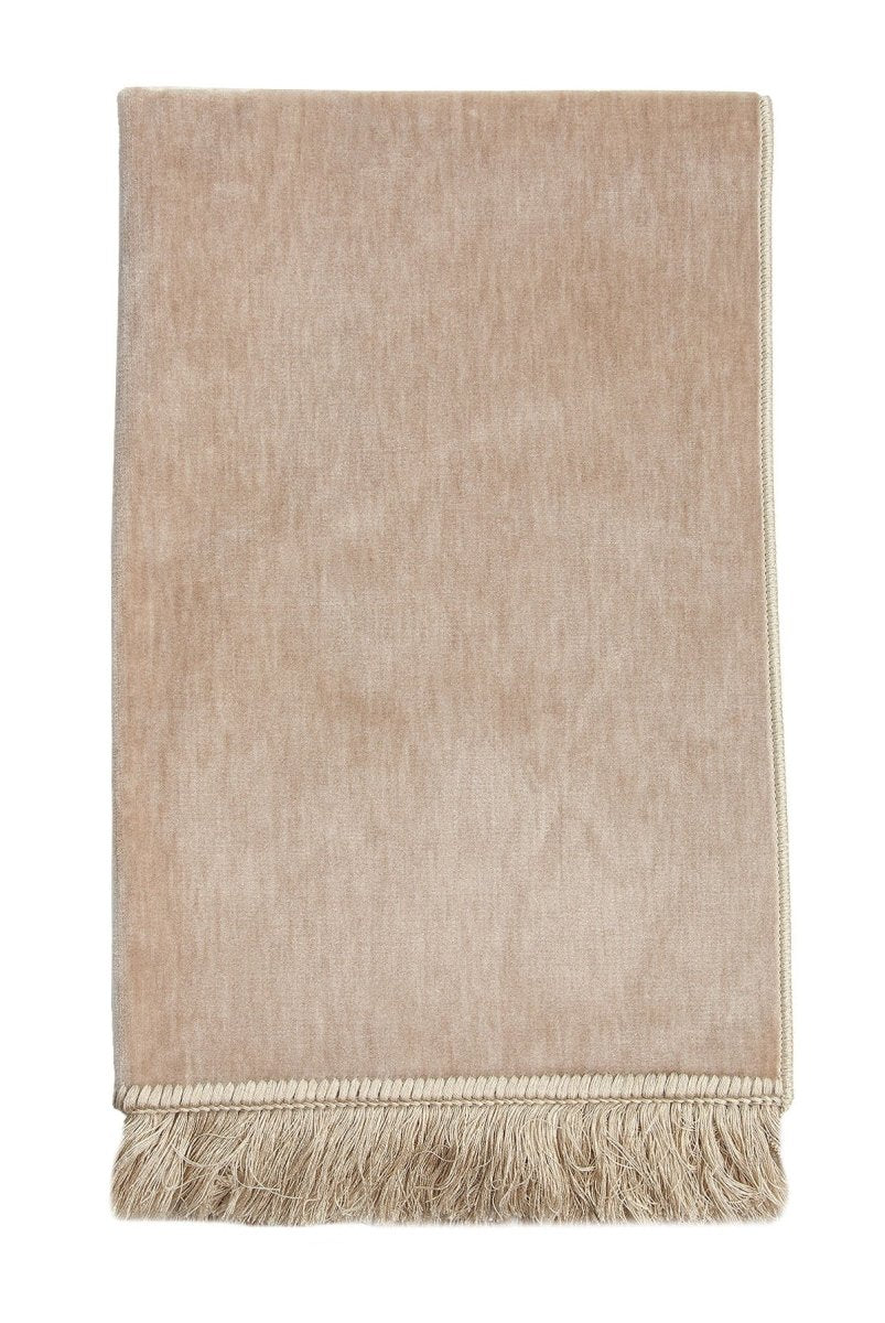 Plain Velvet Prayer Rug – Soft Minimalist Sajadah - ihvan