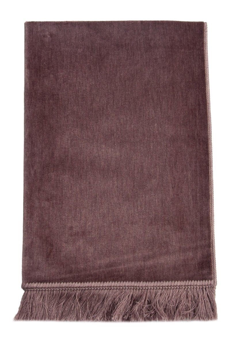 Plain Velvet Prayer Rug – Soft Minimalist Sajadah - ihvan