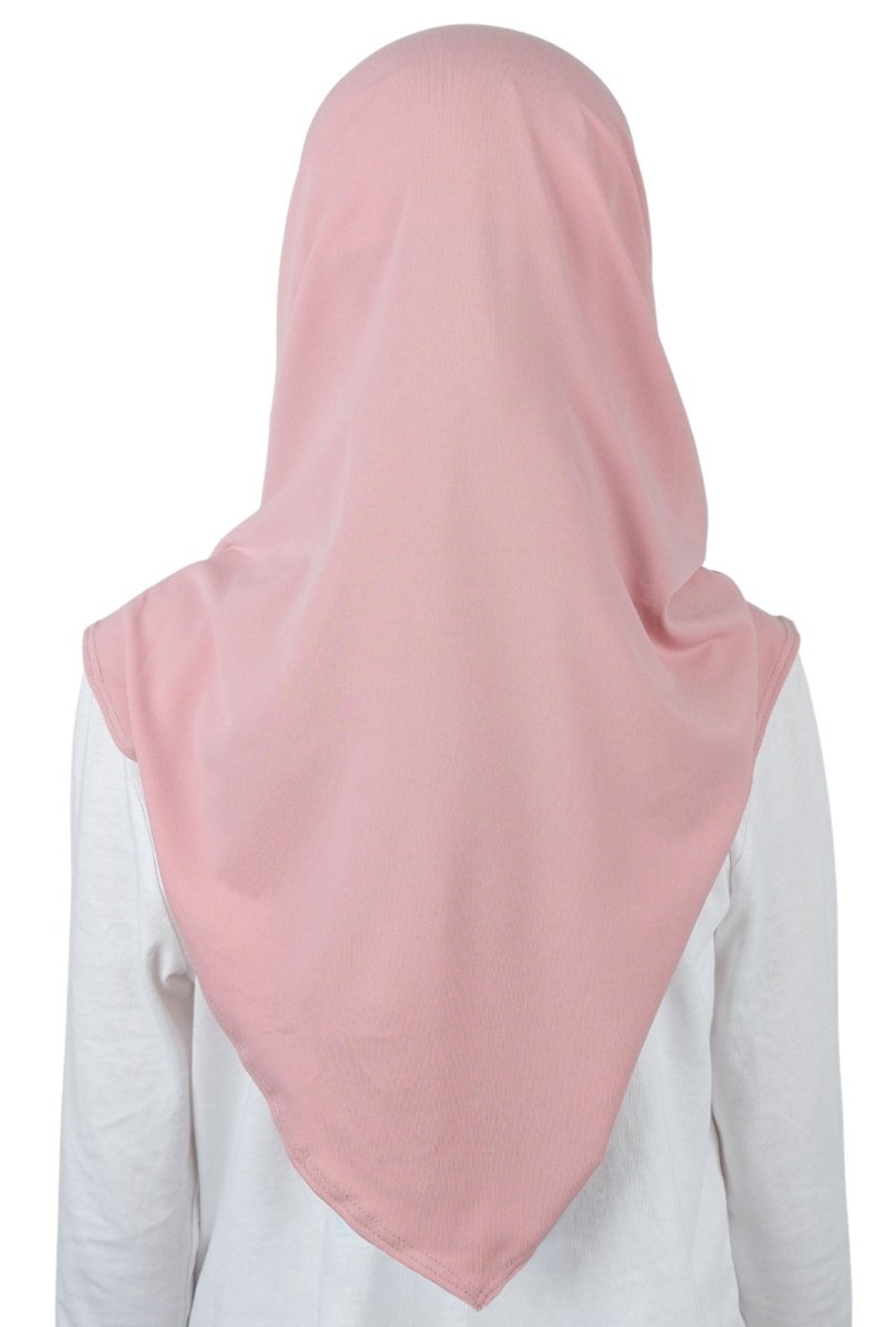 Practical Easy - To - Wear Bonnet Scarf for Kids Pink - ihvan