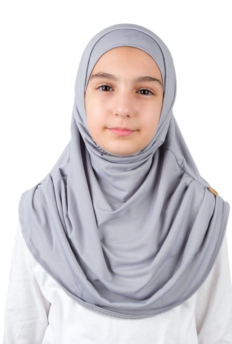 Practical Easy - To - Wear Bonnet Scarf for Kids Pink - ihvan
