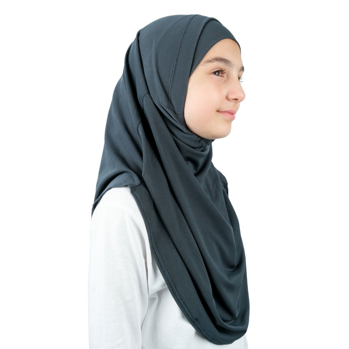 Practical Easy - To - Wear Bonnet Scarf for Kids Pink - ihvan