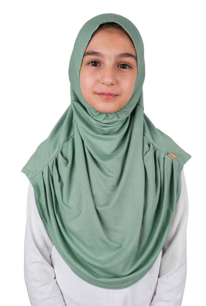 Practical Easy - To - Wear Scarf for Kids Black - ihvan