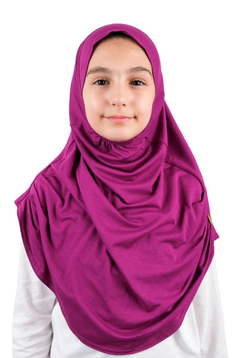 Practical Easy - To - Wear Scarf for Kids Black - ihvan