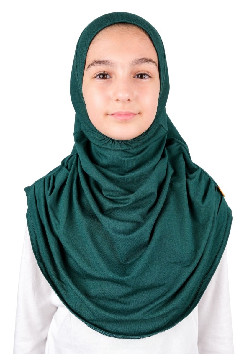 Practical Easy - To - Wear Scarf for Kids Black - ihvan