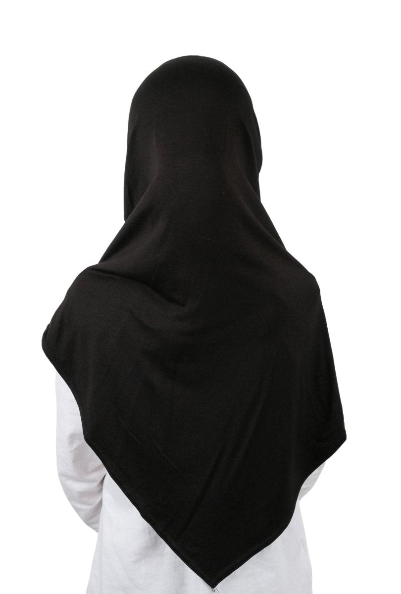 Practical Easy - To - Wear Scarf for Kids Black - ihvan
