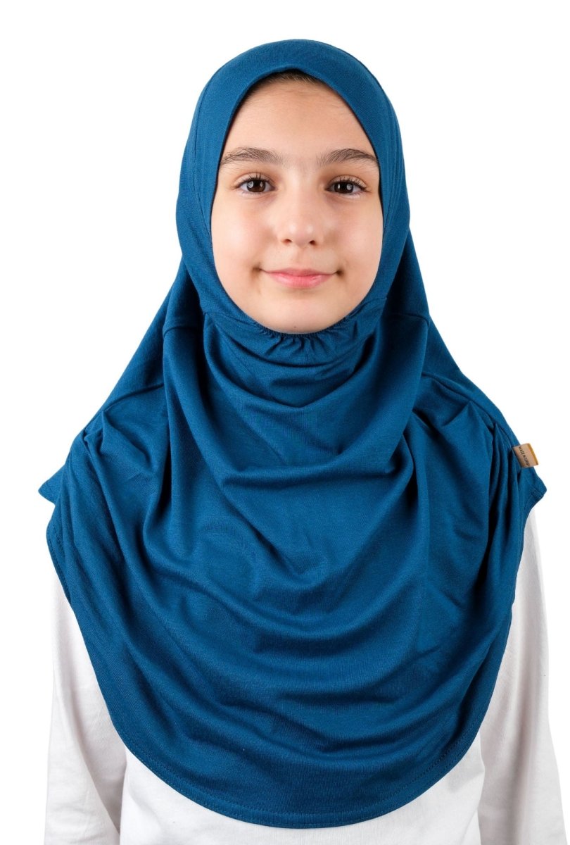 Practical Easy - To - Wear Scarf for Kids Black - ihvan