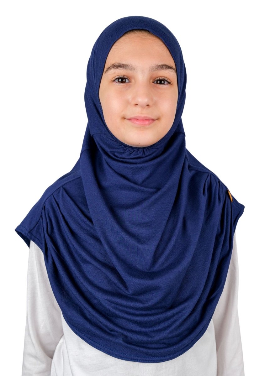 Practical Easy - To - Wear Scarf for Kids Black - ihvan
