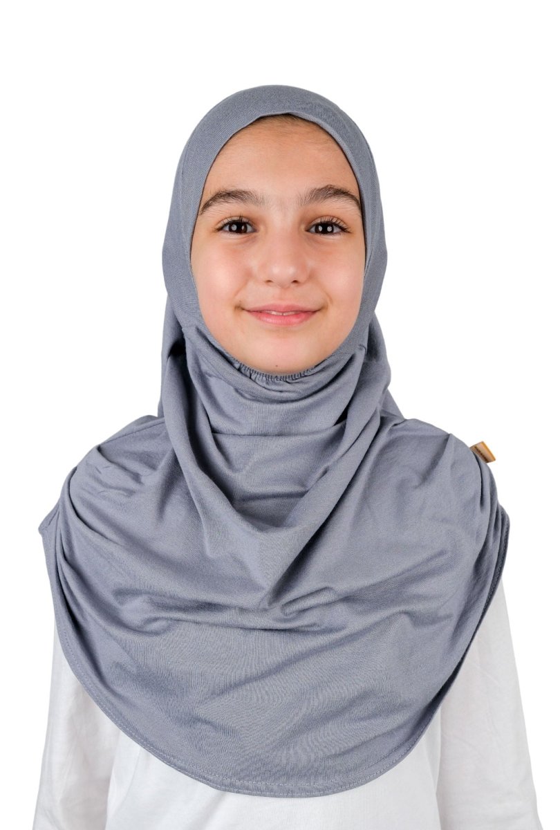 Practical Easy - To - Wear Scarf for Kids Black - ihvan