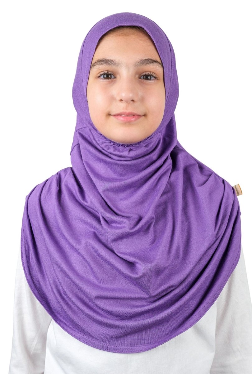 Practical Easy - To - Wear Scarf for Kids Black - ihvan