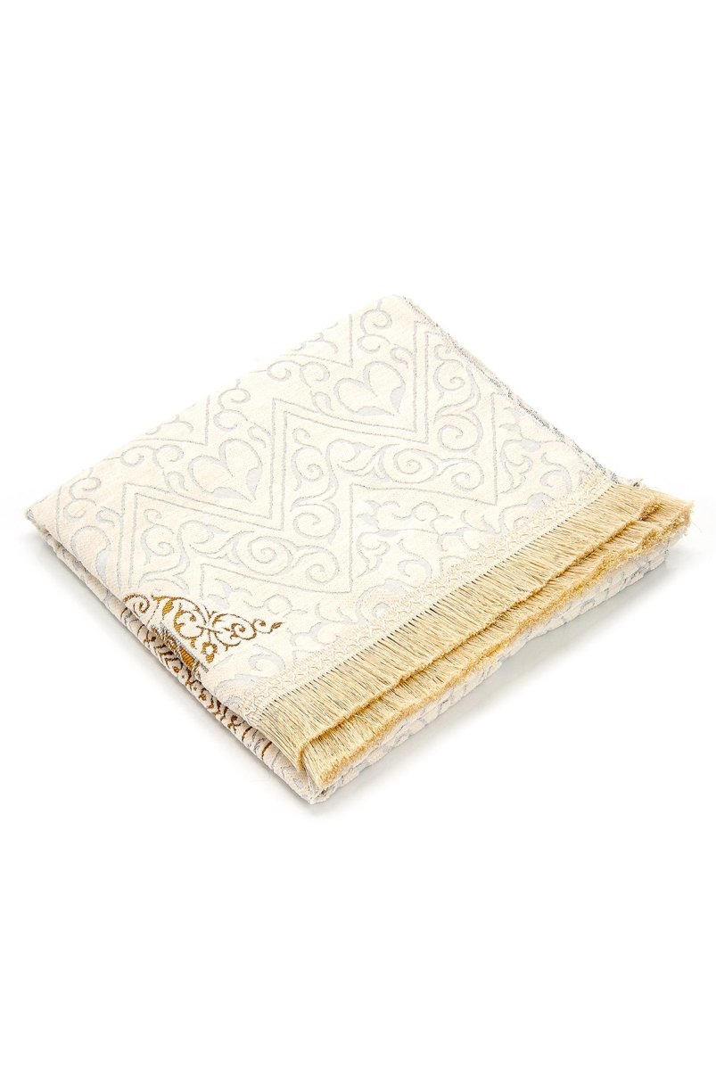 Ultra Luxury Kaaba Cover–Inspired Chenille Prayer Rug - ihvan