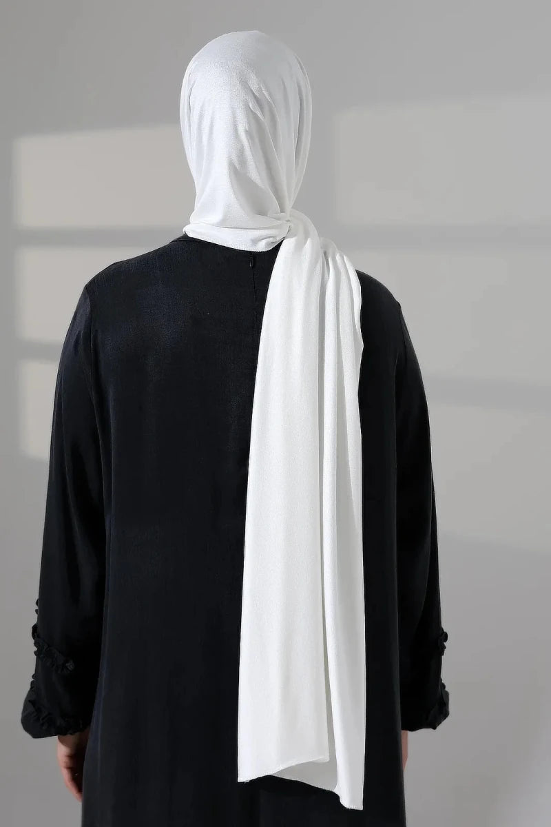 Women’s Long Viscose Hijab Scarf – Stretchy All-Season Modest Headscarf - ihvan