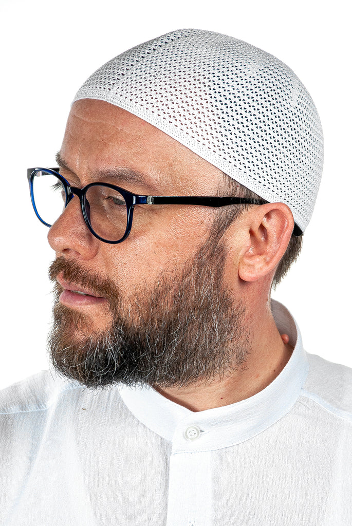 Muslim Premium Knitting Skullcap for Men, Islamic Hat, Standart Size