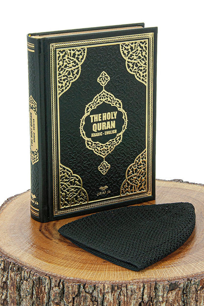 Holy Quran with English Translation Medium Size, Skullcap - ihvan