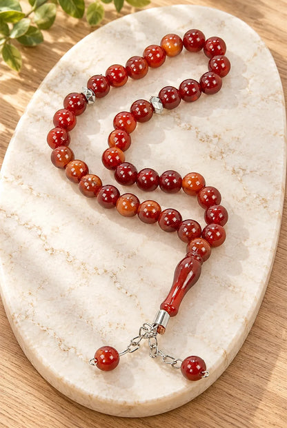 10-Pack 33-Bead Plastic Tasbih Set – 8 mm Hajj, Umrah & Mawlid Gifts