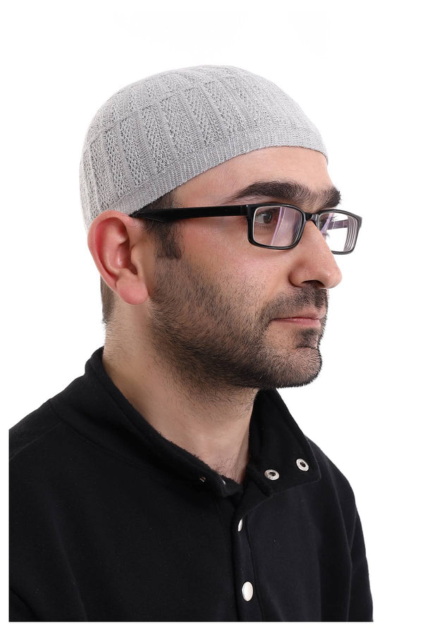 Muslim Winter Bamboo Skullcap for Men, Islamic Gifts, Standart Size