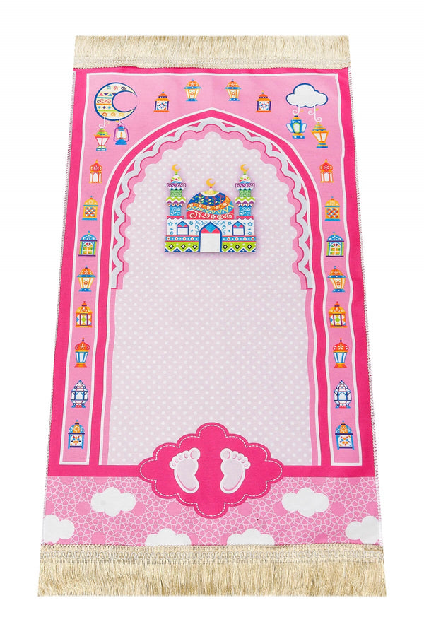 Small Size Digital Printed Prayer Mat for Girls