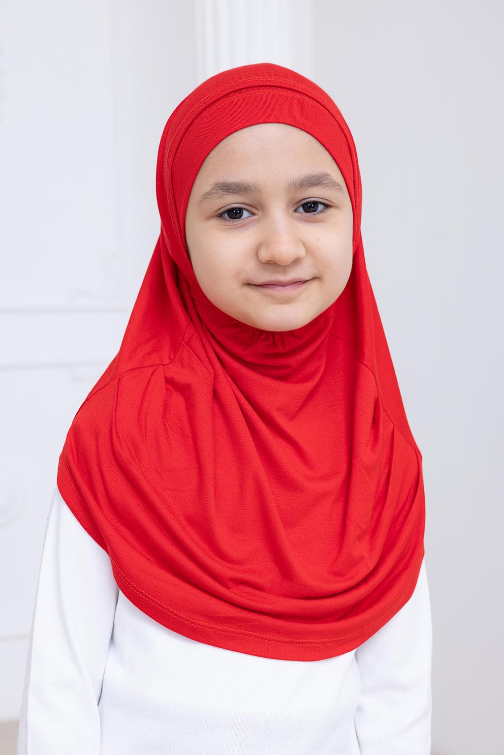 Ready to Wear Instant Hijab for Girls | Soft Viscose One-Piece Kids Headscarf for Daily Wear, Prayer & School