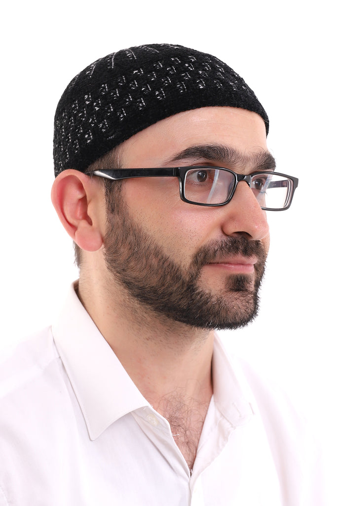 Muslim Winter Velvet Skullcap for Men, Islamic Gifts, Standart Size