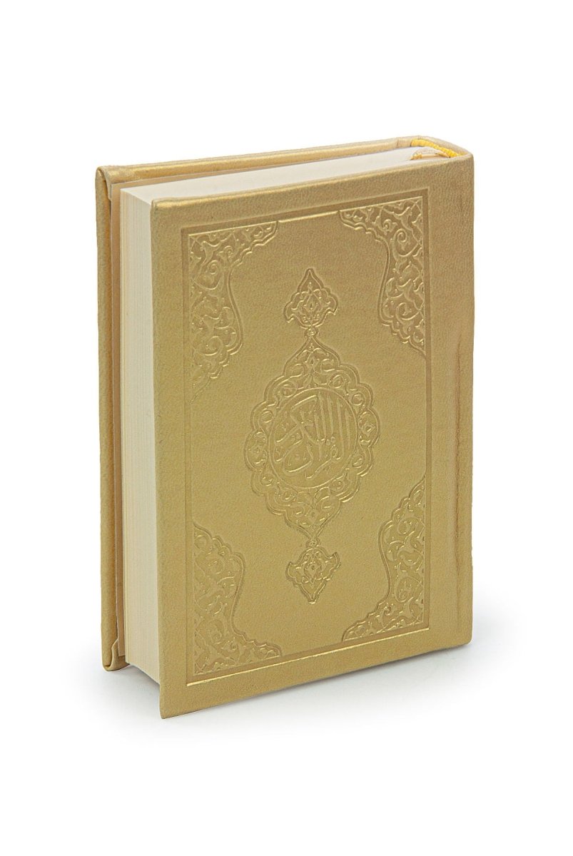 3 - Piece Pocket - Size Quran Gift Set with Pearl Prayer Beads & Digital Tasbih | Ribboned Islamic Gift Box - ihvan