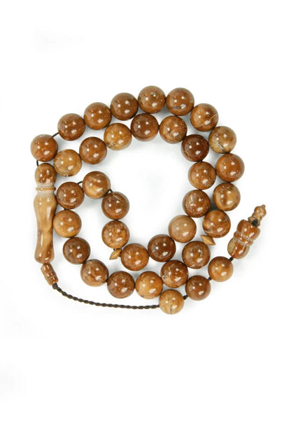 33-Bead Kuka Tasbih – 10 mm Natural Kuka Prayer Beads - ihvan