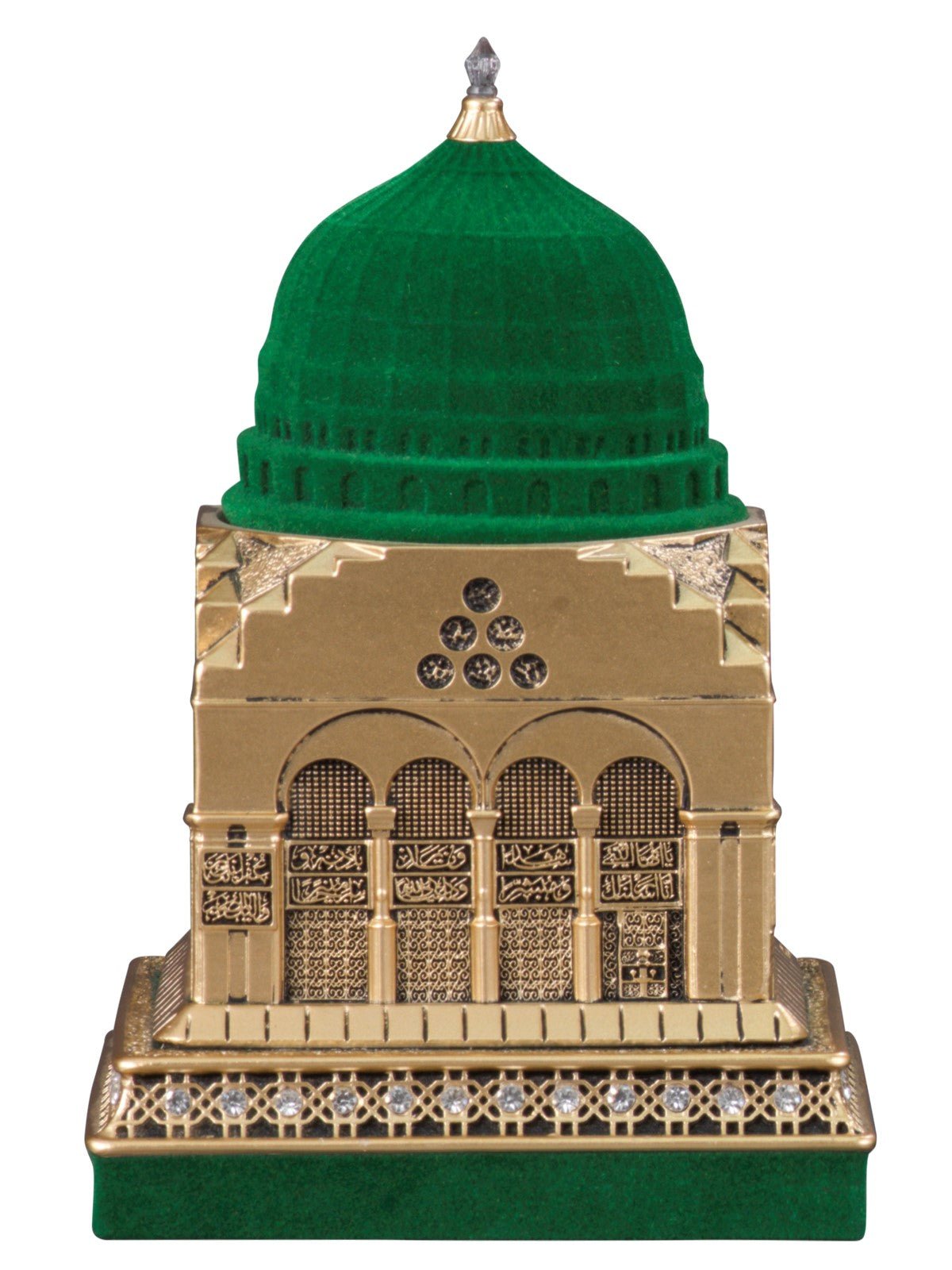 Islamic Al - Masjid an - Nabawi Replica Model Home Decoration, Gold, Islamic Table Decor Statue Gift - ihvan