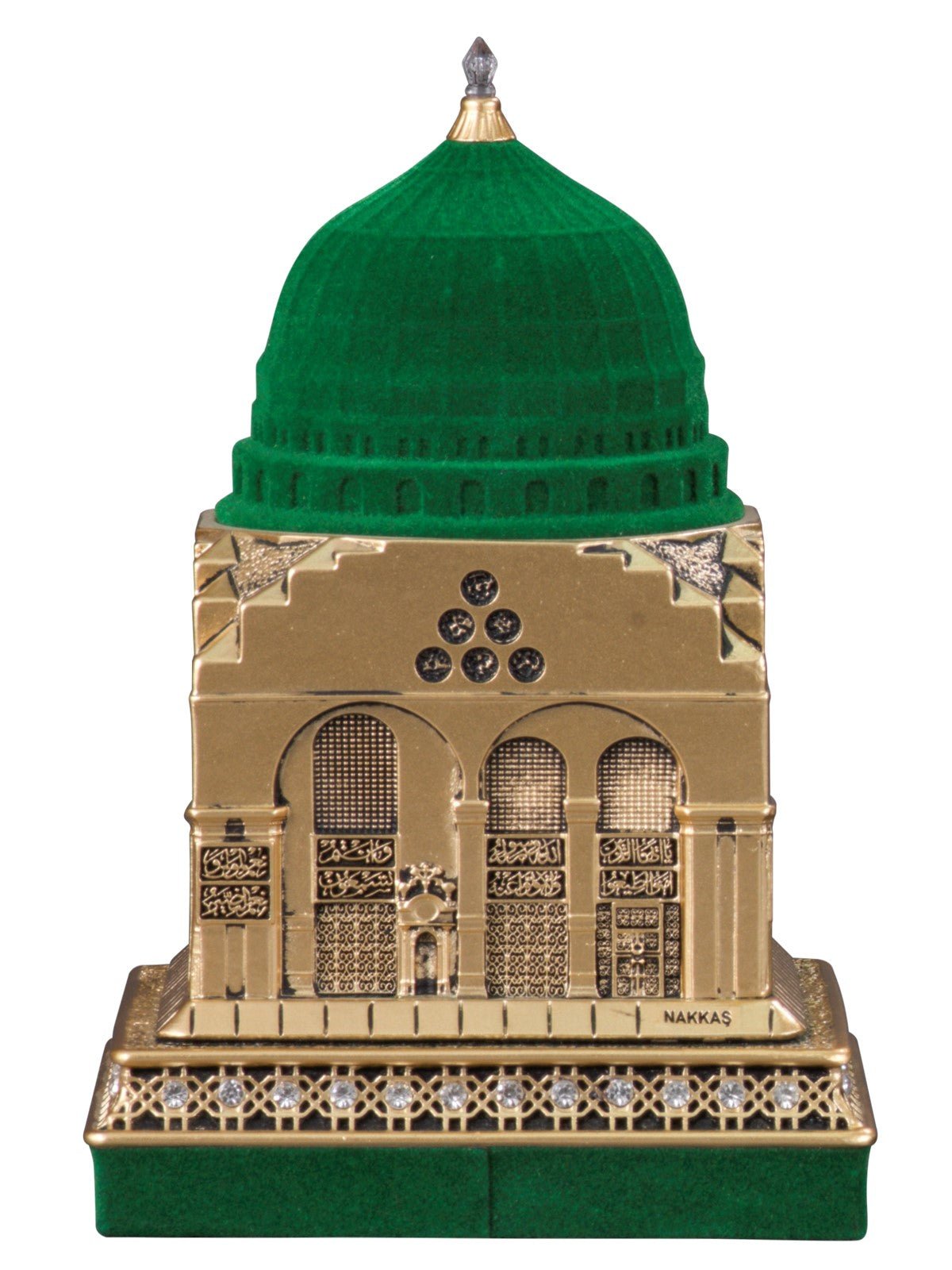 Islamic Al - Masjid an - Nabawi Replica Model Home Decoration, Gold, Islamic Table Decor Statue Gift - ihvan