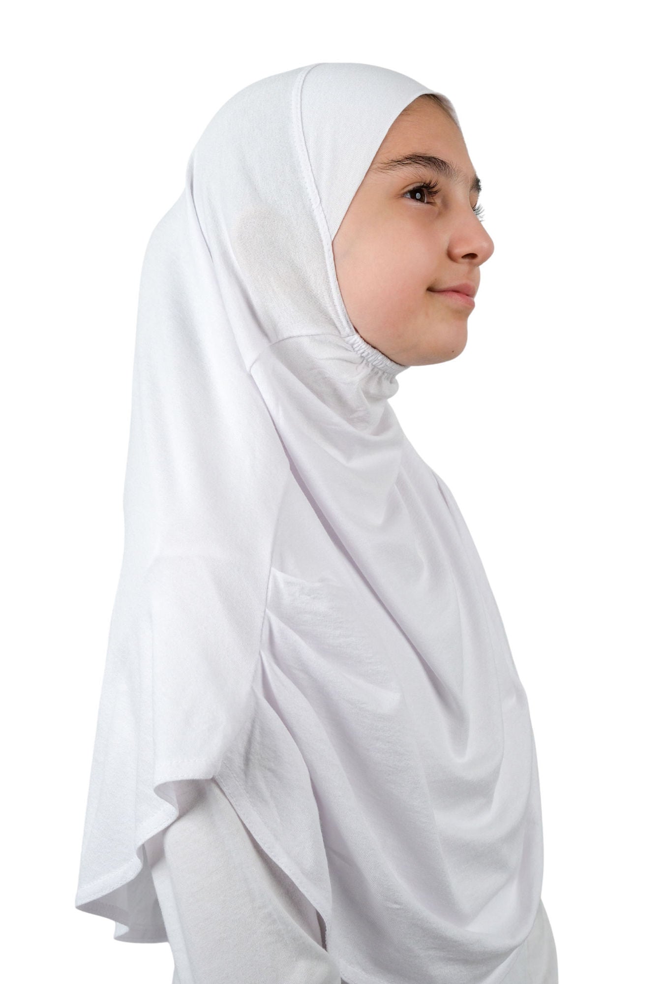 Easy to Wear Instant Hijab for Girls | Soft Viscose One-Piece Kids Headscarf for School, Prayer