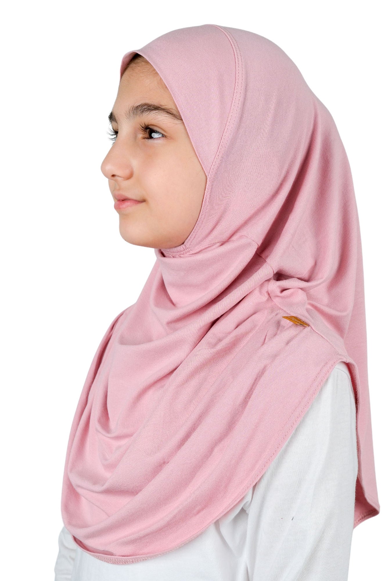 Easy to Wear Instant Hijab for Girls | Soft Viscose One-Piece Kids Headscarf for School, Prayer