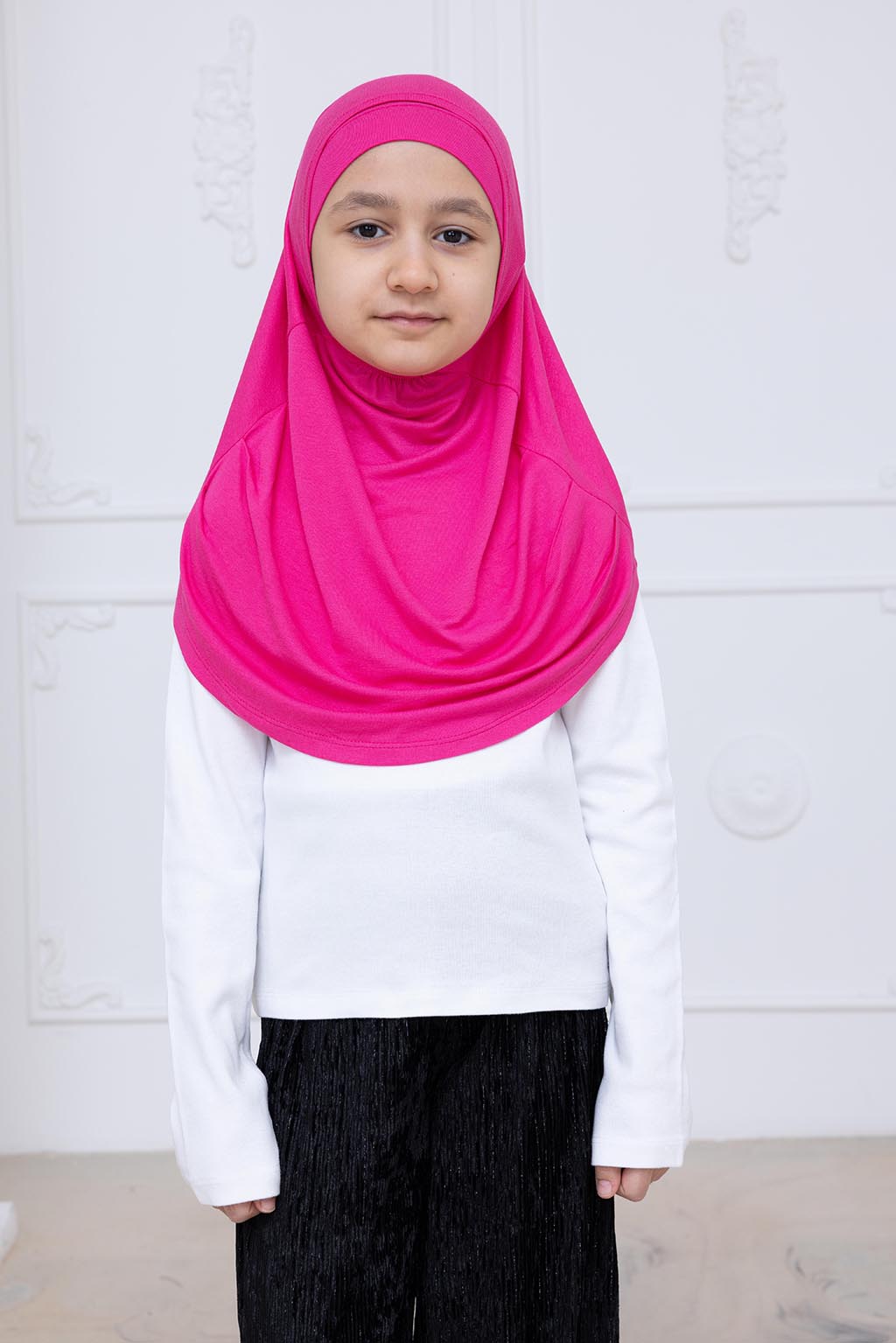 Ready to Wear Instant Hijab for Girls | Soft Viscose One-Piece Kids Headscarf for Daily Wear, Prayer & School