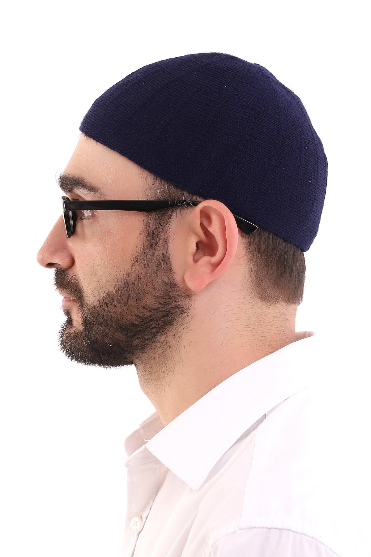 Muslim Winter Wool Knitting Skullcap for Men, Islamic Gifts, Standart Size - ihvan