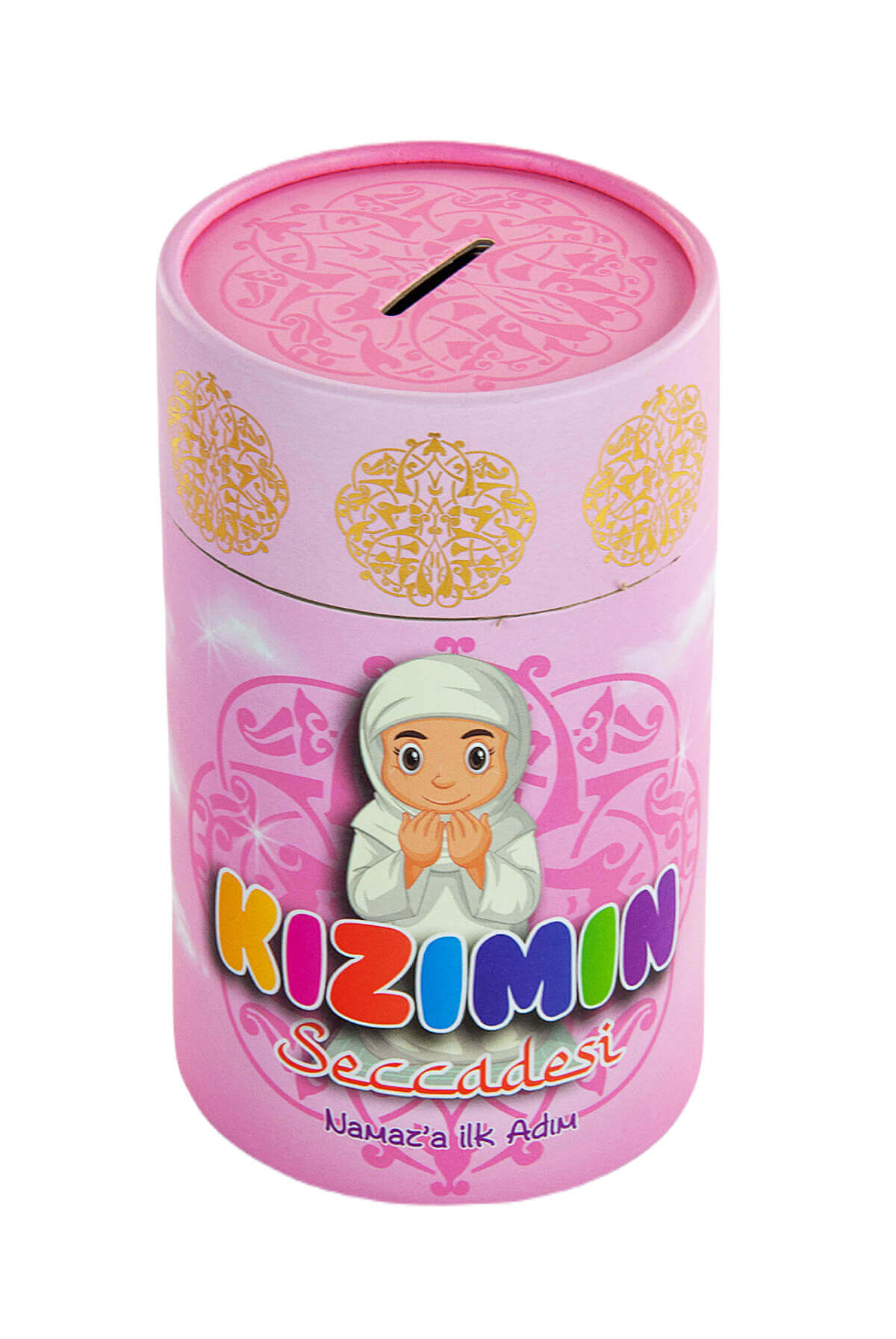 Pink Muslım Prayer Gift Set for Kids (Prayer Rug | Moneybox | Tasbih | Toy Camera) - Ihvan