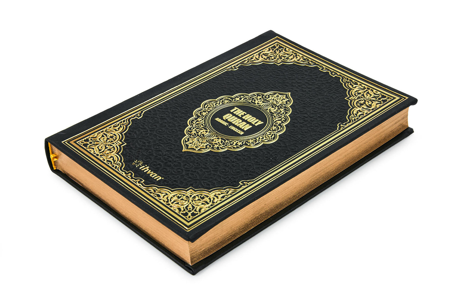Holy Quran – Arabic & English Translation,Thermo Leather Hardcover, Easy-to-Read Script, QR Code Audio Support, Islamic Gift for Ramadan, Eid, Hajj & Umrah