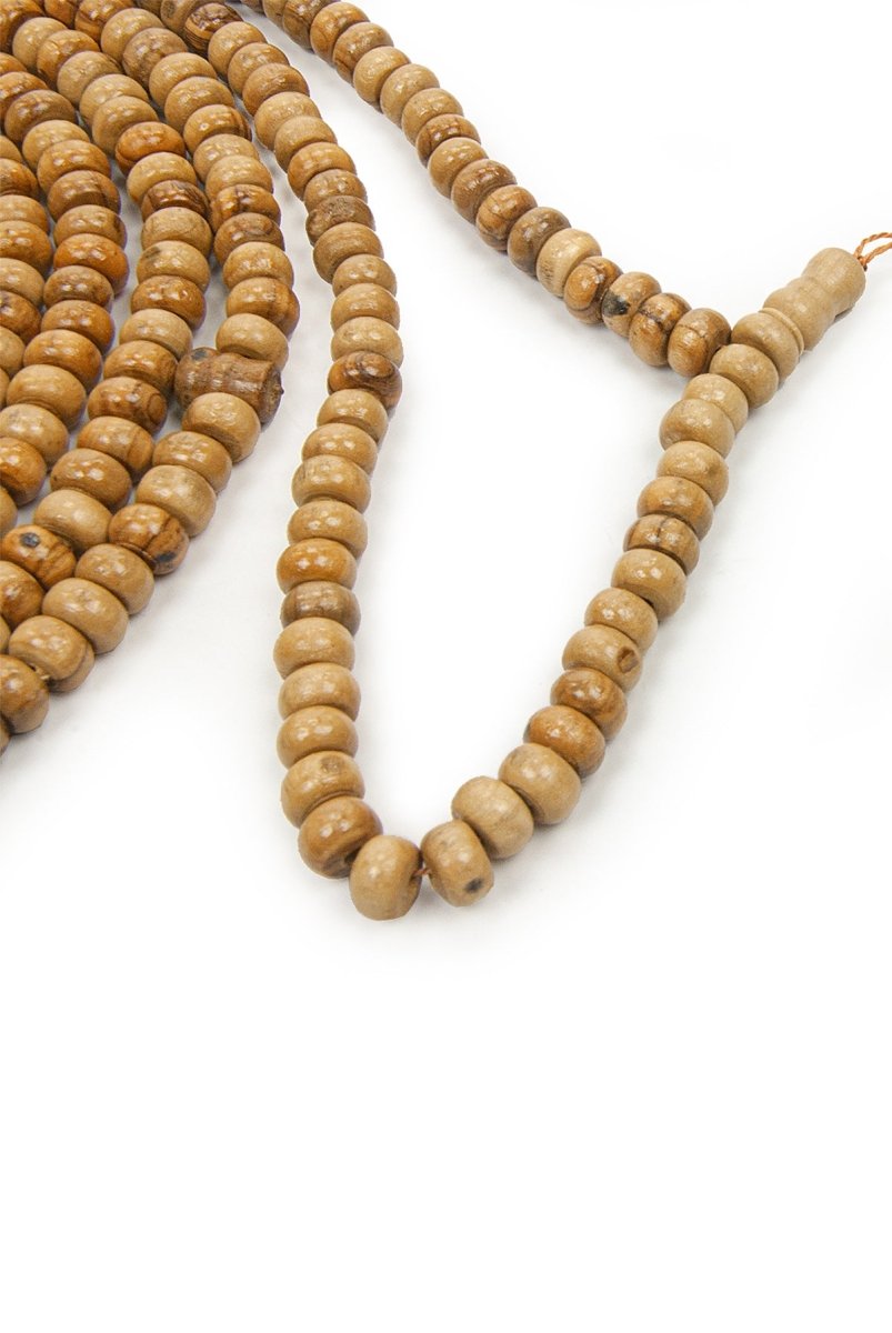 500 - Bead Buckthorn Wood Tasbeeh – 8 mm Round Prayer Beads for Zikr - ihvan