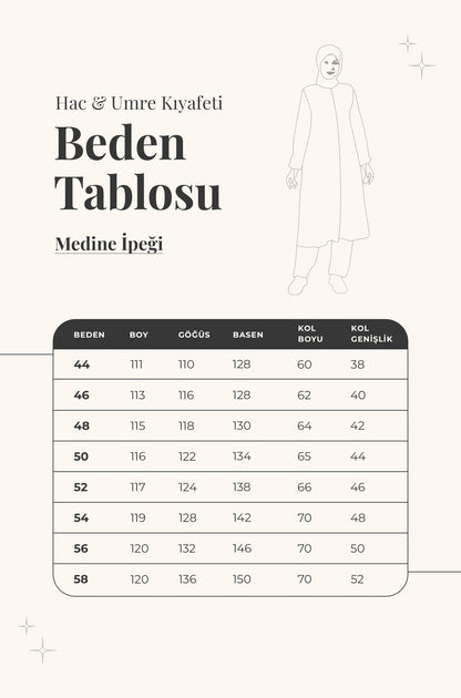 Kadın Medine İpeği Hac Umre Kıyafeti Tesettür İkili Takım - Siyah