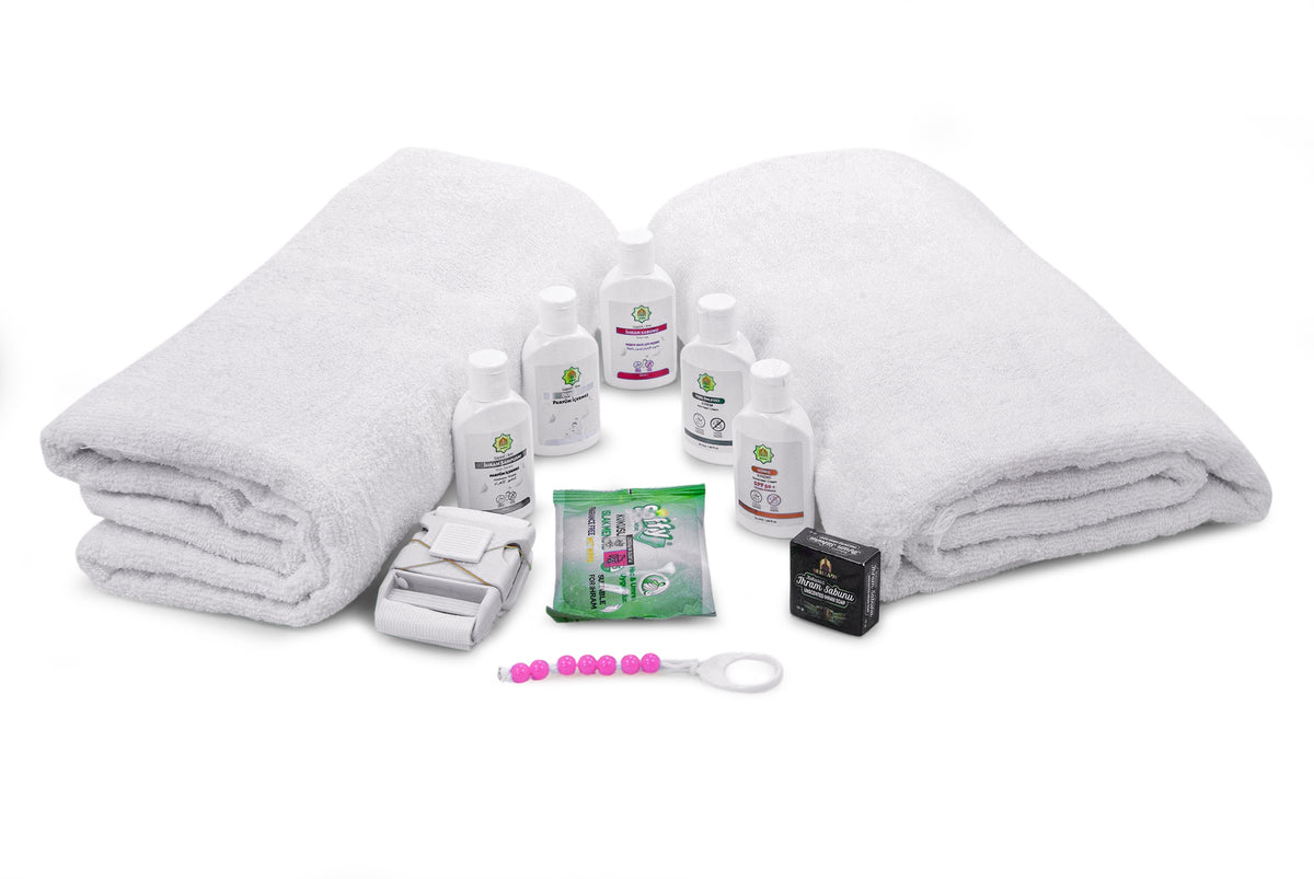 Bamboo Ihram VIP 11-Piece Hajj & Umrah Travel and Hygiene Set