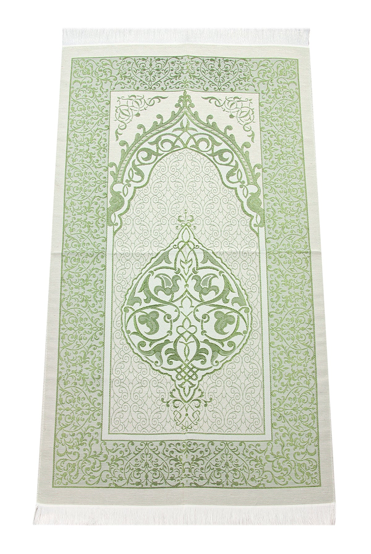 Velvet - Covered Bag Size Quran Book Prayer Rug Set - ihvan