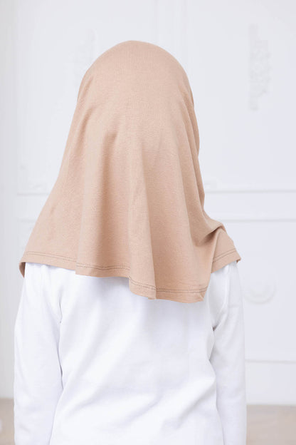 Ready to Wear Instant Hijab for Girls | Soft Viscose One-Piece Kids Headscarf for Daily Wear, Prayer & School