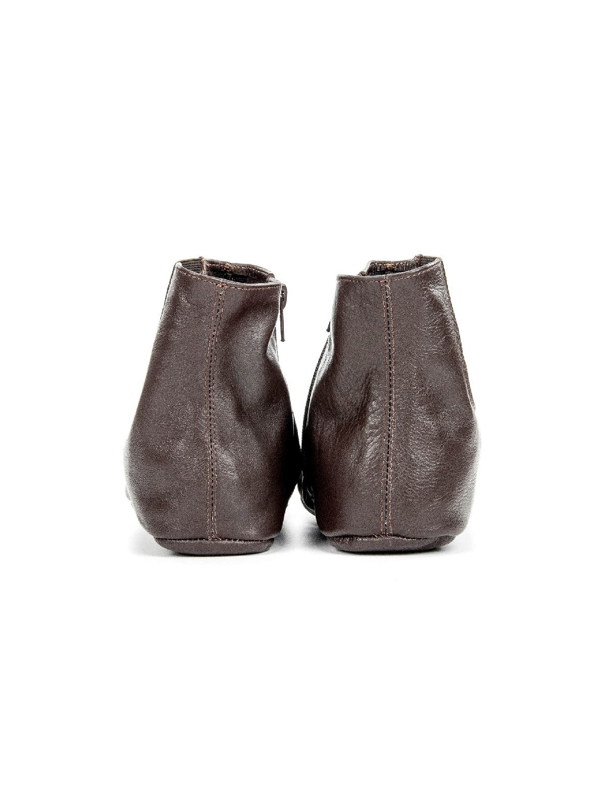 Handmade Brown Leather Prayer Socks | Thermal Khuffain for Masah, Ablution & Mosque Use - Ihvan