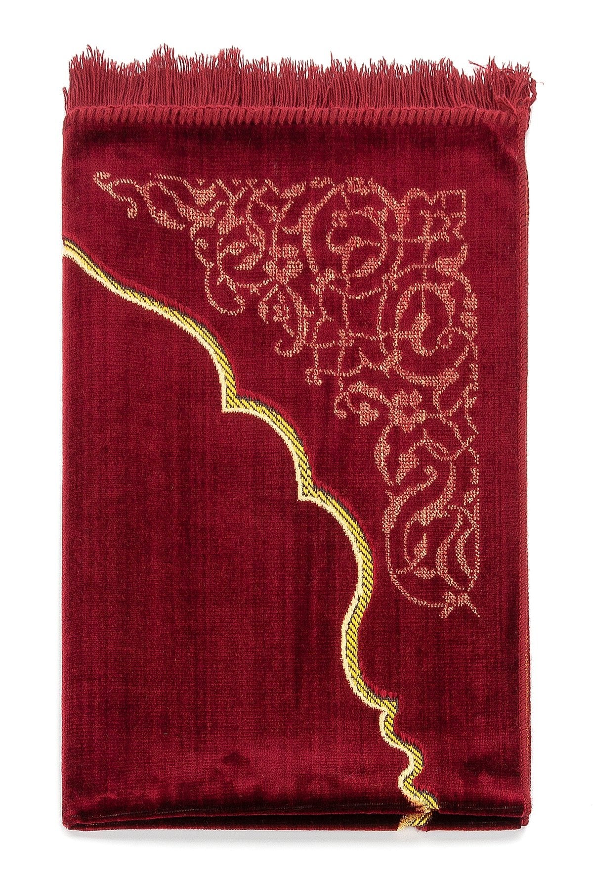 Classic Velvet Muslim Prayer Rug (Sajadah | Janamaz | Salah Mat) - Ihvan
