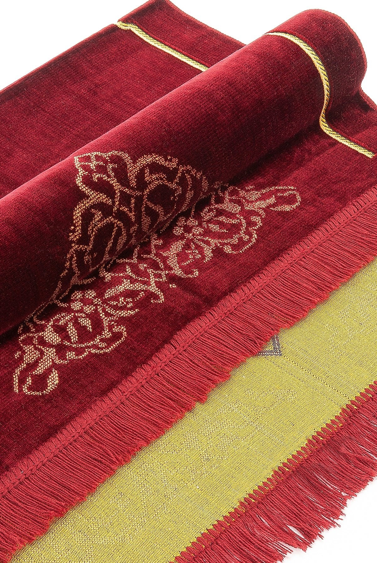 Classic Velvet Muslim Prayer Rug (Sajadah | Janamaz | Salah Mat) - Ihvan
