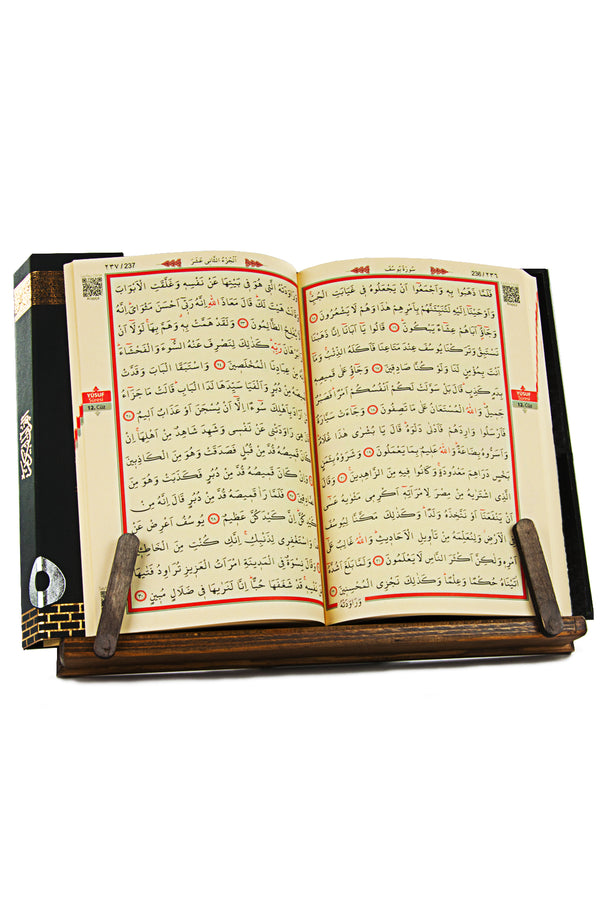 Portable Vintage Wooden Book Holder Holy Bible or Holy Quran Stand