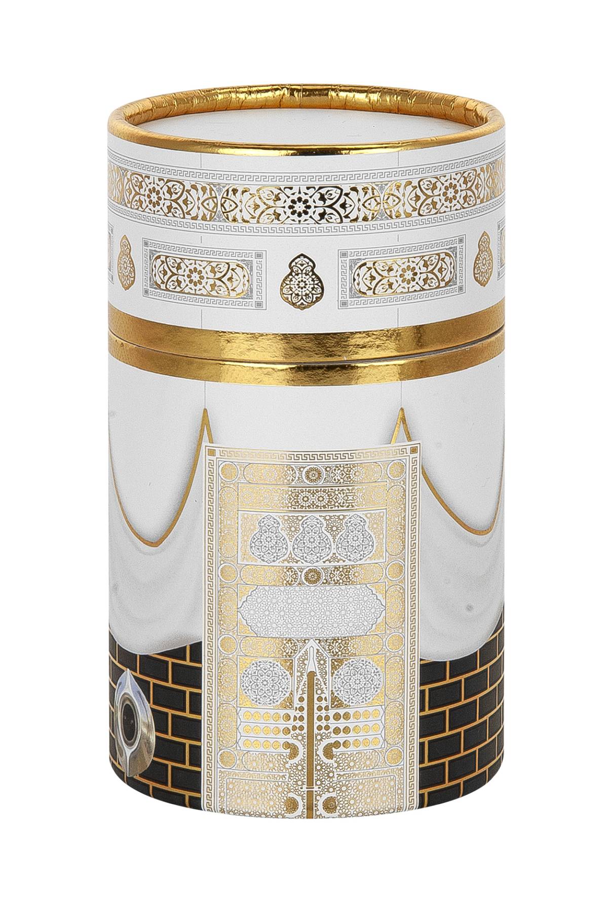 Elegant Muslims Prayer Rug Gift Set (Sajadah | Tasbih | Kaaba Cylinder Box) - Ihvan