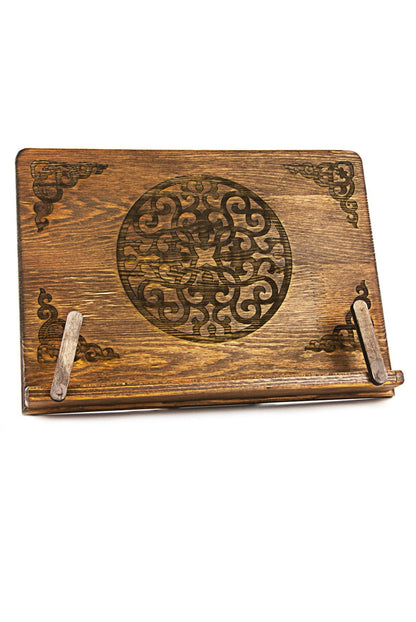 Portable Vintage Wooden Book Holder Holy Bible or Holy Quran Stand - ihvan