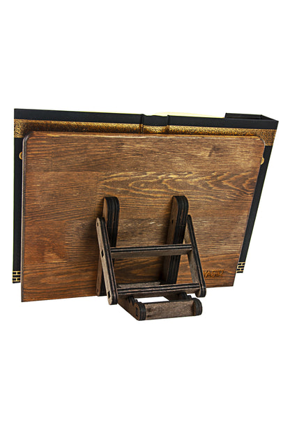 Portable Vintage Wooden Book Holder Holy Bible or Holy Quran Stand - ihvan