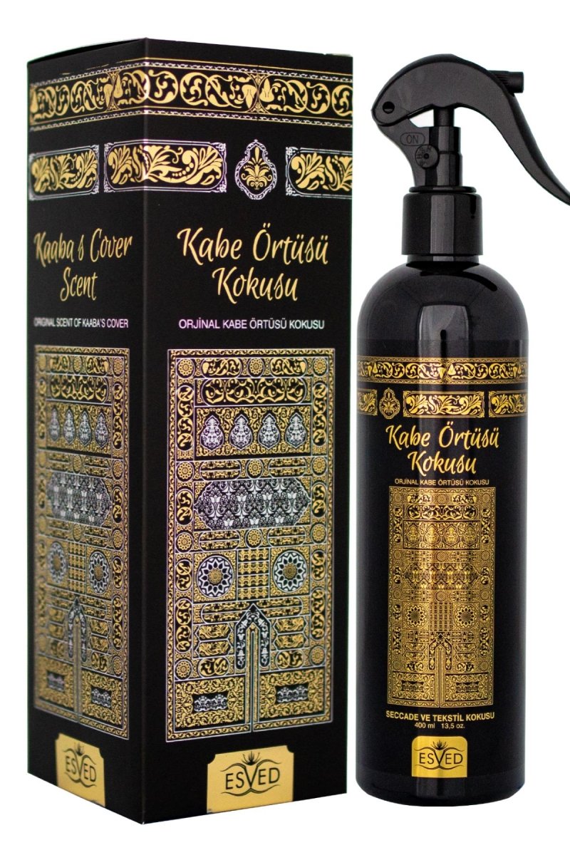 Kaaba & Medina Ravza Scented Room Spray Set | Islamic Air Freshener for Prayer Rugs | Non-Alcoholic Room Fragrance - Ihvan