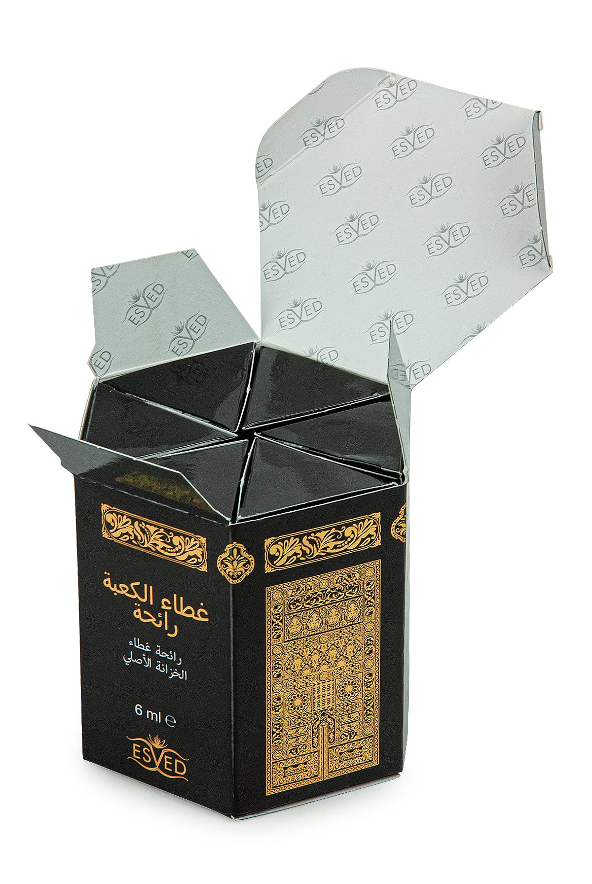 Kaaba Cover Essence Set | Islamic Fragrance Gift Box | Alcohol-Free Slim Attar Roll-Ons (6 x 6ml) - Ihvan