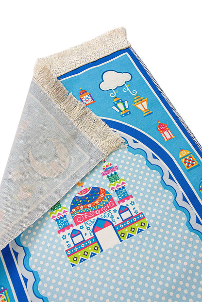 Quran Learning Set for Boys | Elif-Ba Book | Prayer Rug | Tasbih | Islamic Guide Book | Bag - Ihvan