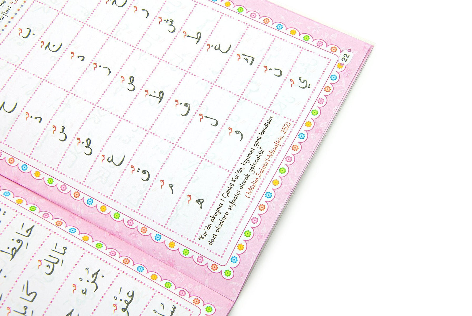 Quran Learning Set for Girls | Elif-Ba Book | Prayer Rug | Tasbih | Islamic Guide Book | Bag - Ihvan
