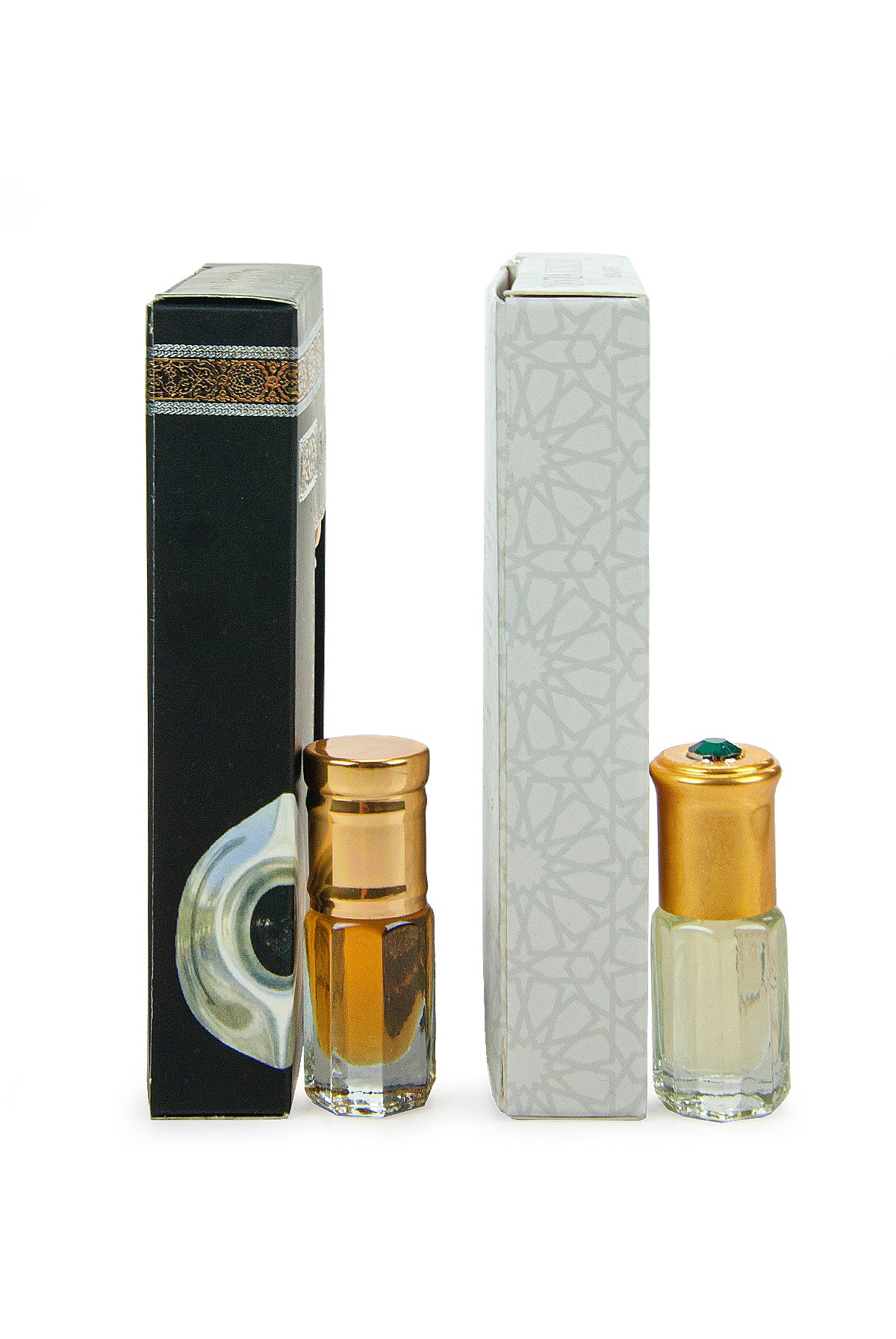 Kaaba & Ravza Essence Set | Islamic Fragrance Duo for Prayer & Gifting | Alcohol-Free Slim Roll-Ons - Ihvan